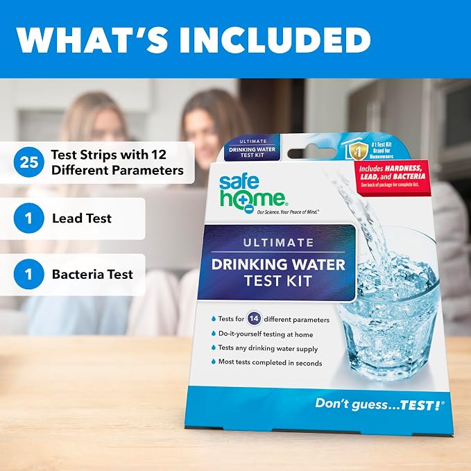 Safe Home® 14-in-1 DIY Drinking Water Test Kit – Includes The #1 Selling Lead & - Image 3