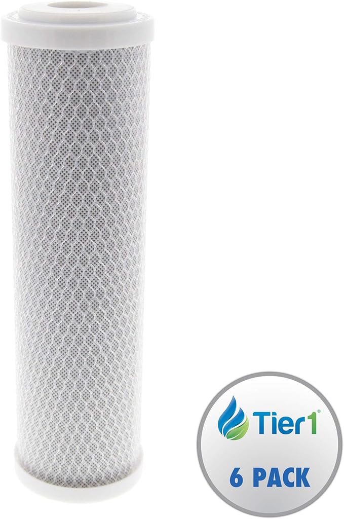 Tier1 10 Micron 10 Inch x 2.5 Inch | 6-Pack Whole House Carbon Block Water - Image 2