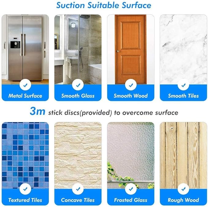 JiePai Extendable 17-28 inch Suction Cup Towel Bar,Bath Shower Towel Holder Shower Door Adhesive Towel Bar Suction Towel Rack (Suction Cup, Brushed Nicke)