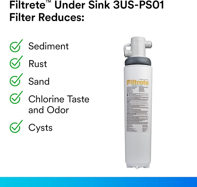 Filtrete 3US-PS01 Advanced Under Sink Quick Change Water Filtration System - Image 3