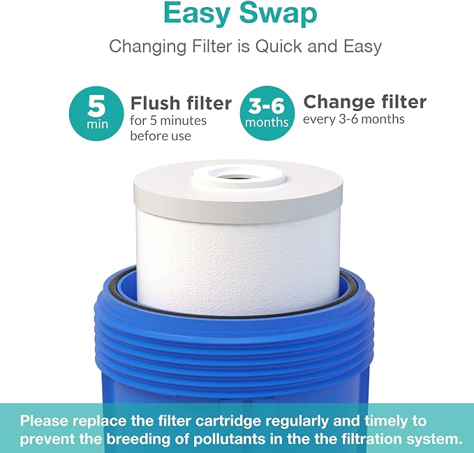 SimPure 5 Micron 10" x 4.5" Sediment and Carbon Whole House Water Filters - Image 8