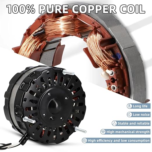 Criditpid F0510B2944, F0510B2497 Power Vent Attic Fan Motor Replacement - Image 3