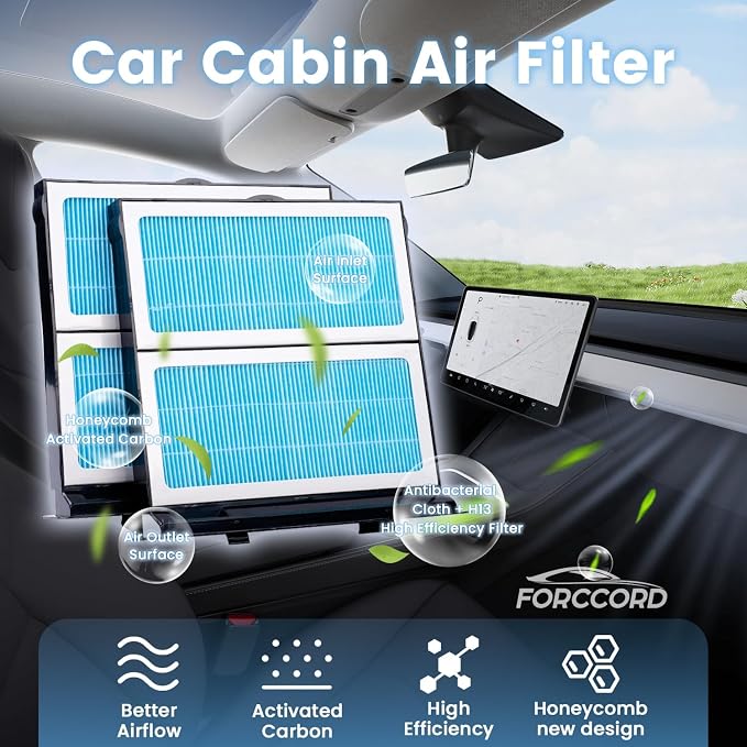 2-Pack HEPA Cabin Air Filter Fits - Image 2