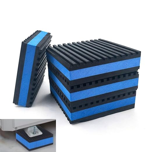 4-Pack Heavy Duty Anti Vibration Pads, AC Condenser, Compressor by WinmistGlimpse