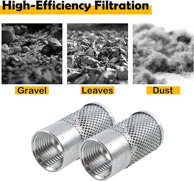 Dia Hose Inlet Suction Strainer Filter, Stainless Steel Water Pump Filter - Image 4