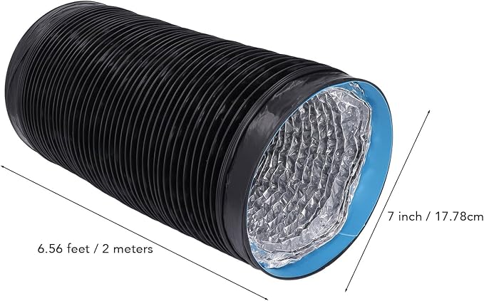 Generic 6.56ft PVC Aluminum Foil Dryer Vent Hose - Image 8