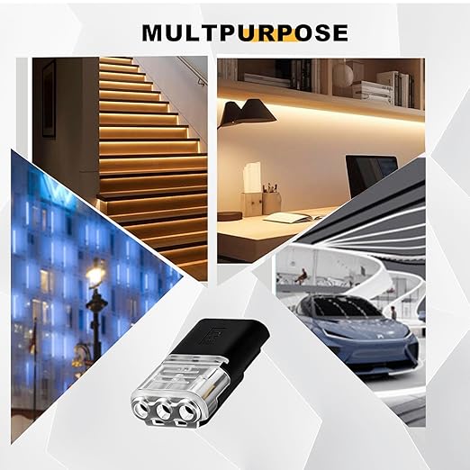 3-Pin Quick Wire Connector, LED Strip Light Connector, Pluggable Low Voltage - Image 5