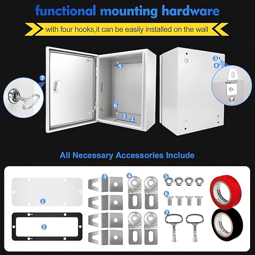 Outdoor Electrical Junction Box, Wall Mounted IP66 Waterproof & Dustproof - Image 5