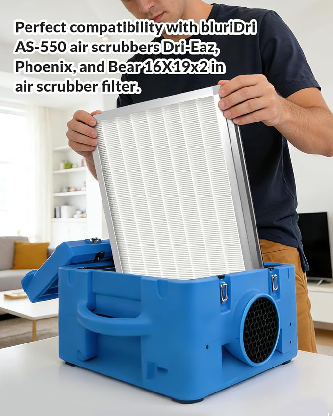 F301H HEPA Filter for Air Shield 550 HEPA Air Scrubber - Image 5