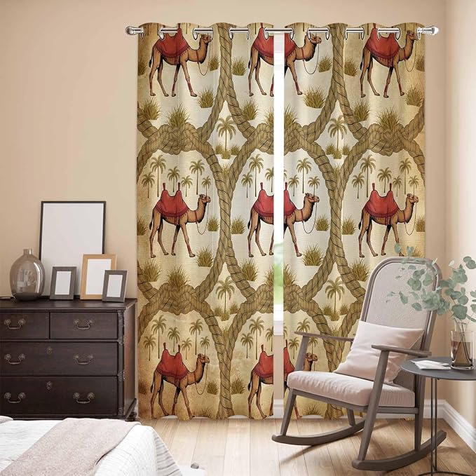 2 Panel Kitchen Cafe Curtains, Window Decor Tier Curtains - Image 3