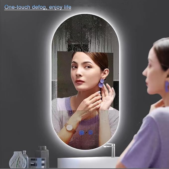 Bathroom Mirror with LED Lights，Bathroom Led Mirror ，Backlit Bathroom Mirror - Image 6