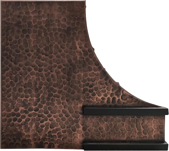 CT Copper Tailor Sloped Copper Vent Hood Island Mount, 1150 CFM Exhaust Fan - Image 4