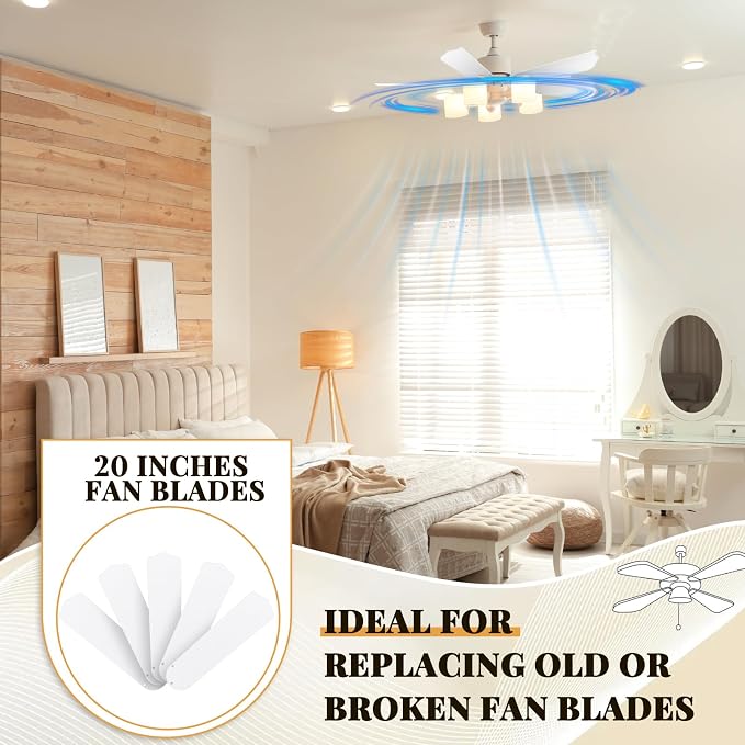 Lineshading 5 Pack 20" Replacement Fan Blades - Image 5
