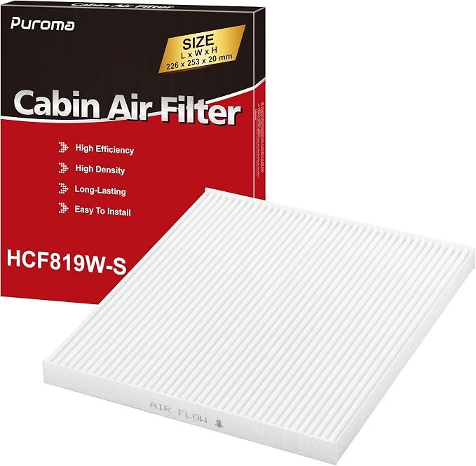 Puroma Cabin Air Filter, Replacement by Puroma