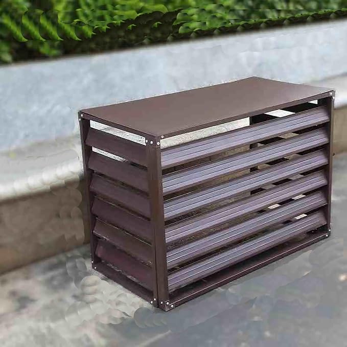 Outdoor Air Conditioner Cover Aluminum Decorative Fence Privacy Screen - Image 6