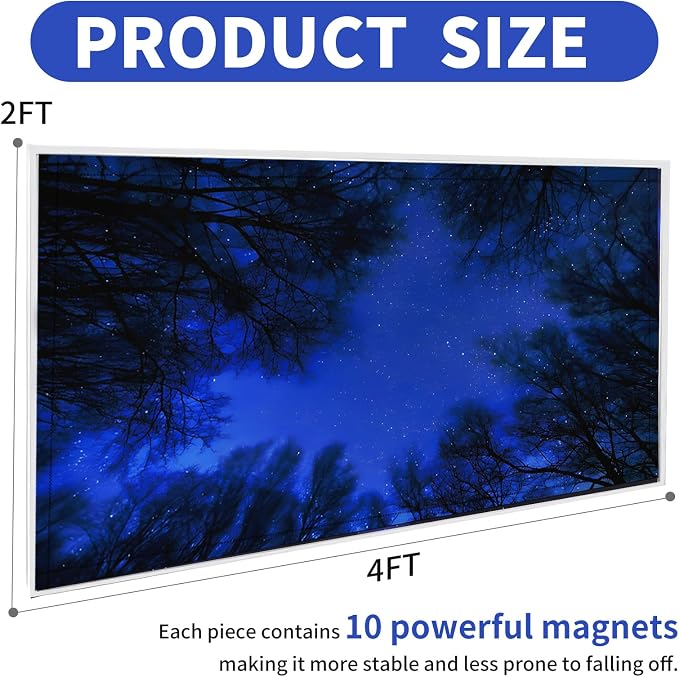 Torixqi 8 Pcs Fluorescent Light Covers - Image 2