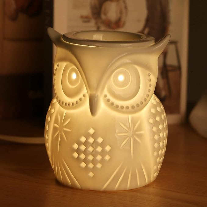 STAR MOON Owl Wax Melt Warmer for Home Décor, Wax Warmer for Wax Melt, Scentsy by STARMOON