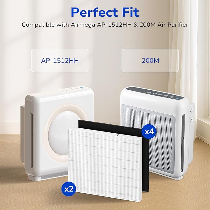 Fil-fresh 2-Pack Airmega AP-1512HH Filter Replacement - Image 2