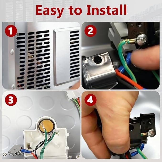 3-Pack MRA12325-9201 Refrigerator Compressor Overload Protector & Relay Kit - Image 7