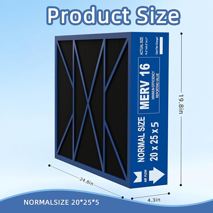 20x25x5 Merv 16 Air Filter Compatible - Image 8