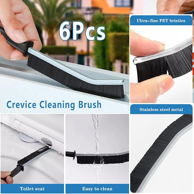 Crevice Cleaning Brush, New Multifunctional Cleaning Brush Tool, Bathroom Gap - Image 3