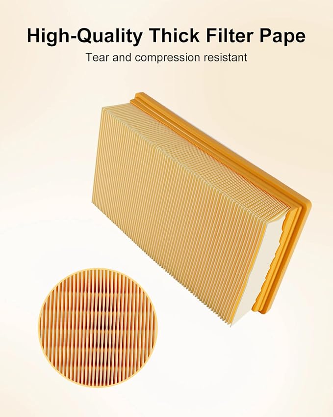 Dust Extractors Flat Pleated Paper Filter Fit - Image 3