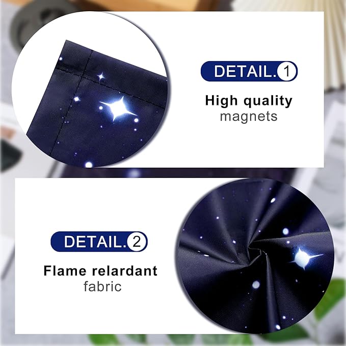 4 Pcs 1 x 4 Feet Fluorescent Lights Covers Magnetic Ceiling Light Cover - Image 5