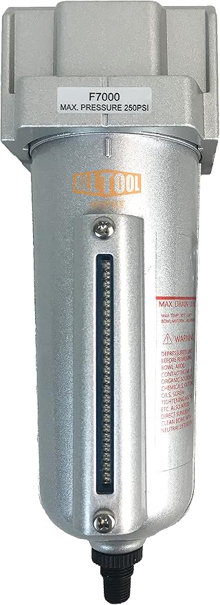 1/2" NPT HEAVY DUTY Industrial Grade Particulate Filter/Water Trap by AllToolDepot