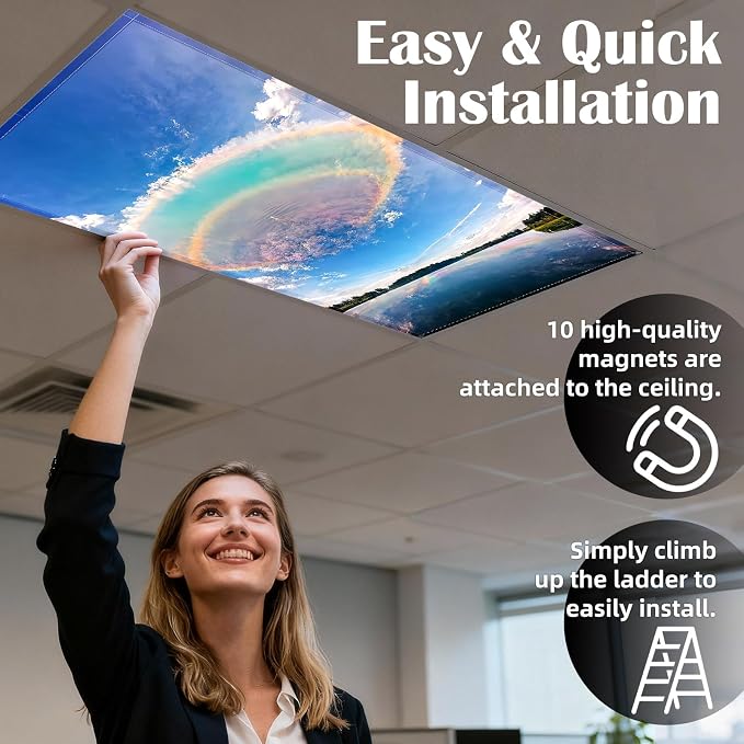 ANGSYLTH 4 Pcs Fluorescent Light Covers - Image 4