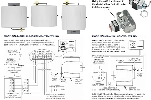 4010 Humidifier Transformer 110V to 24V 10VA | - Image 4