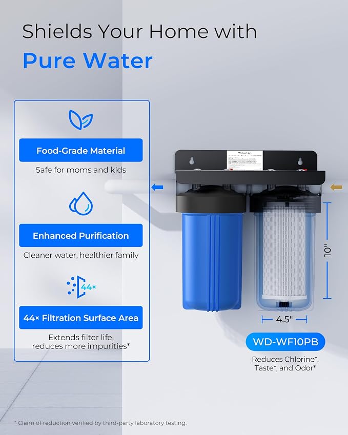 Waterdrop Whole House Water Filter, Sediment Filter, Replacement - Image 3