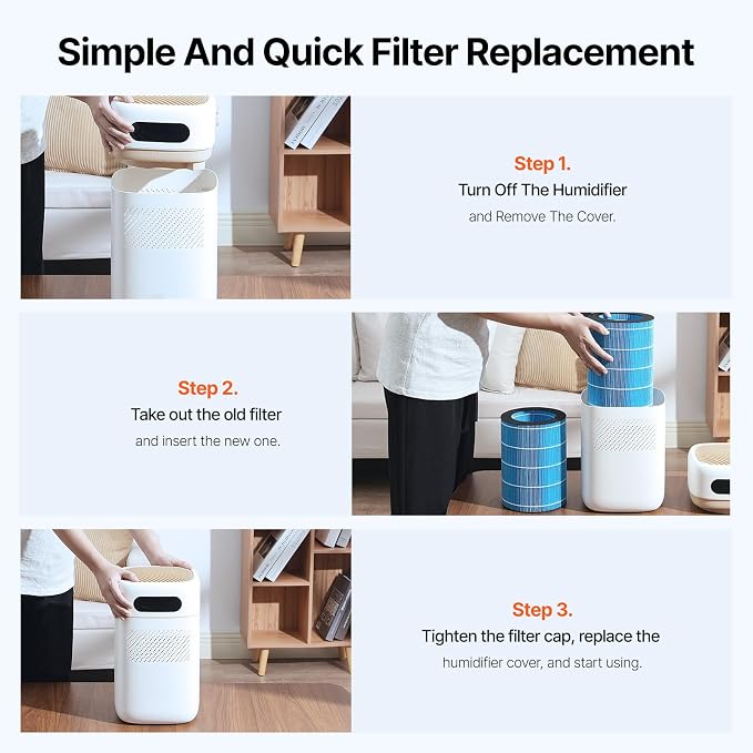 Happybuy Evaporative Humidifier Replacement Filter, Compatible - Image 5