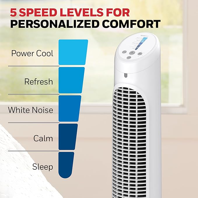Honeywell QuietSet Whole Room Oscillating Tower Fan - Image 5