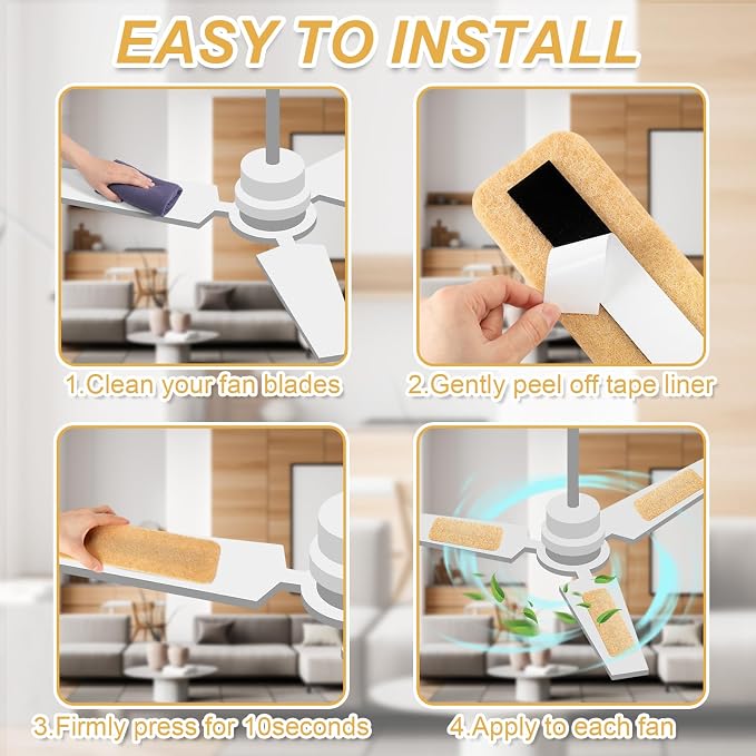 Tuanse 15 Pack Ceiling Fan Filters - Image 7