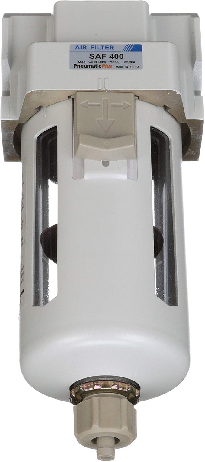 PneumaticPlus SAF400-N04B Compressed Air Particulate Filter 1/2" NPT, 10 Micron - Image 6