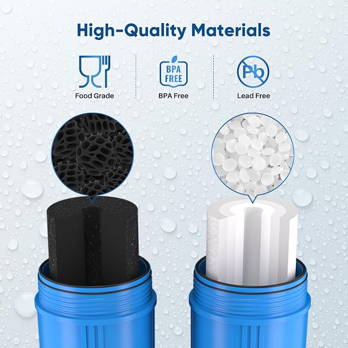 PUREPLUS 5 Micron 4.5"x10" Whole House Water Filter Combo, - Image 5