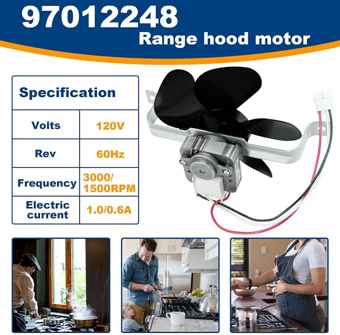 Upgraded Version 97012248 S97012248 Range Hood Fan Motor - Image 4