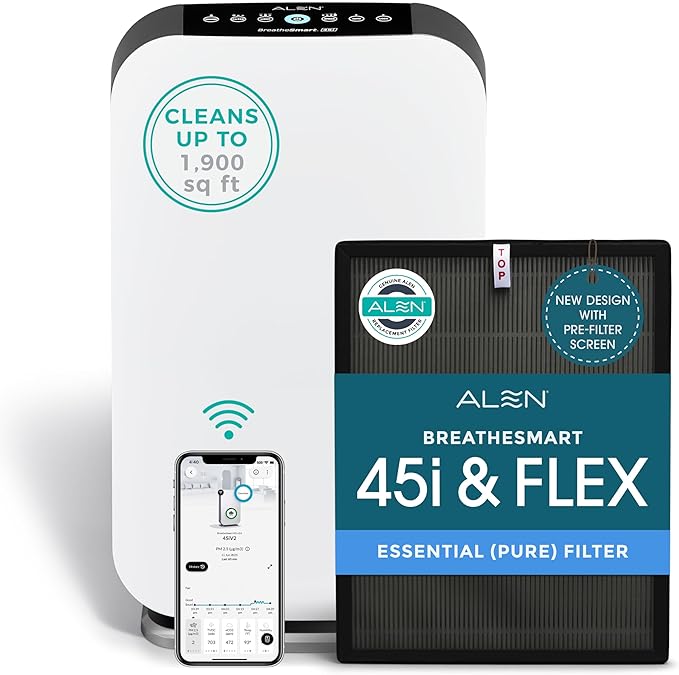 Alen HEPA Air Purifier for 1, 900 Sq. Ft. Large Rooms by AlenCorp