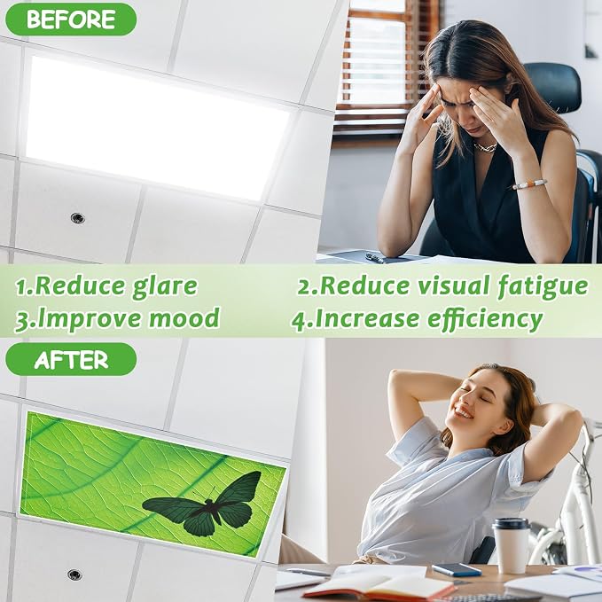 6 Pcs Fluorescent Light Covers - Image 4