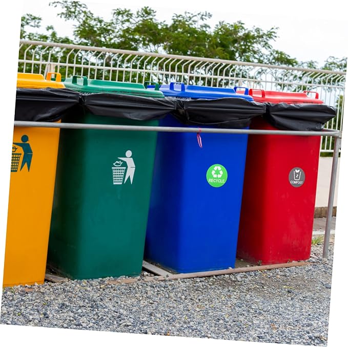 9pcs Trash Can Classification Stickers Decals - Image 9