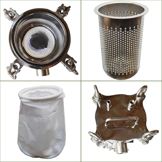 #3 Bag Filter Housing 304 Stainless Steel Filter Solid-Liquid Separation Tool - Image 7
