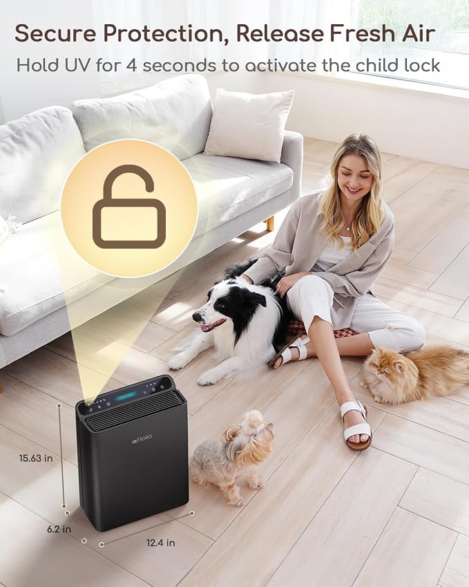 Afloia Air Purifier for Home Large Room Bedroom Up to 2000Ft² - Image 7