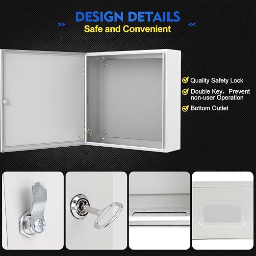 Outdoor Electrical Junction Box, Wall Mounted IP66 Waterproof & Dustproof - Image 2