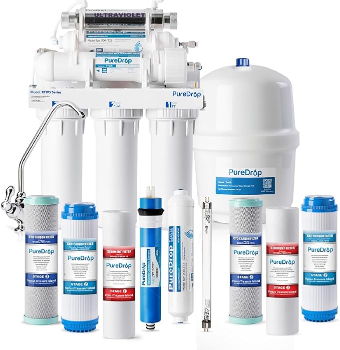 RTW5U Reverse Osmosis Water Filter System by PureDrop