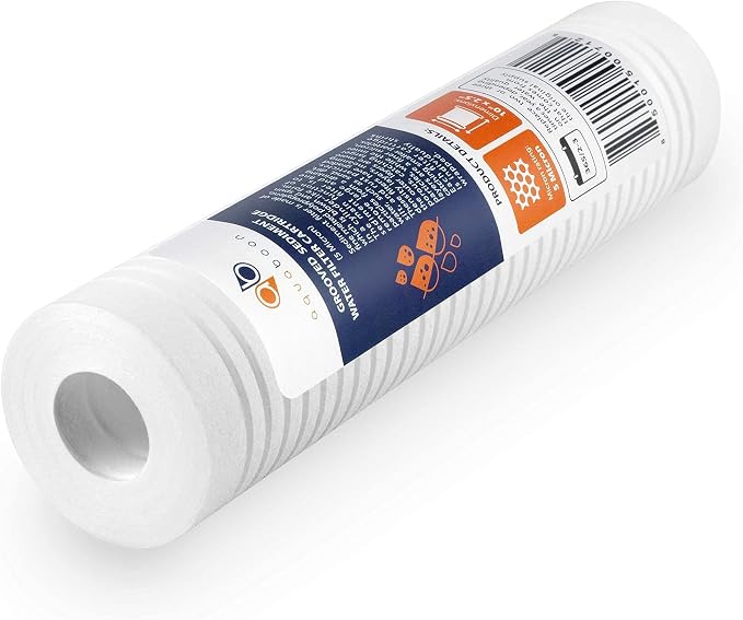 Aquaboon 5 Micron 10 x 2.5 Grooved Sediment Water Filter Replacement - Image 6