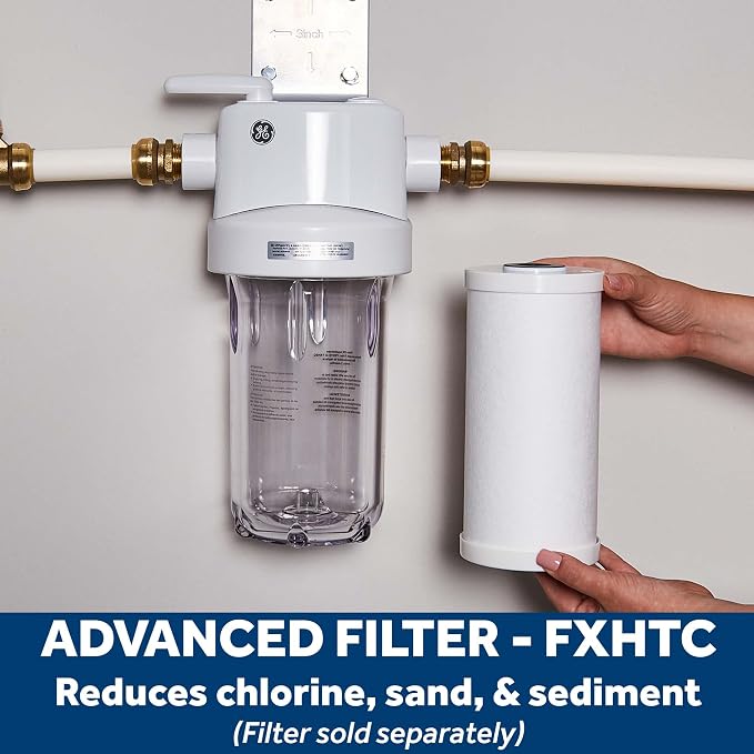 GE Whole House Water Filtration System, Rust & More, Install Kit & Accessories - Image 2