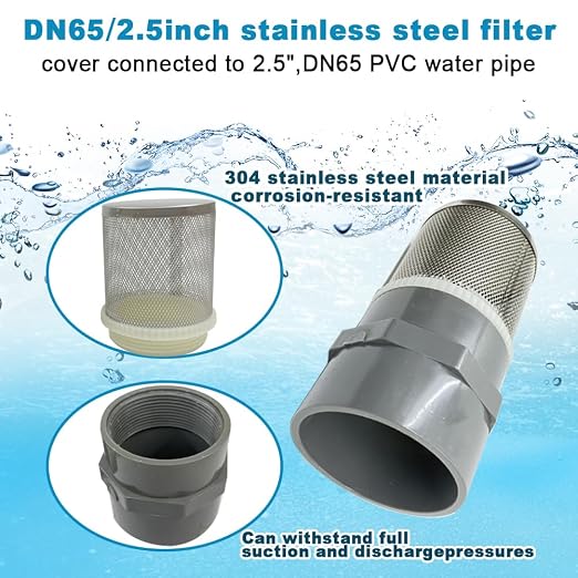 2.5 inch Stainless Steel Filter DN65/2.5" Suction Strainers Used to Remove - Image 2