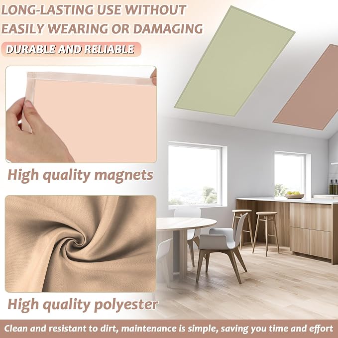 Wiooffen 6 Pcs Fluorescent Light Covers - Image 3