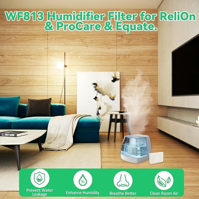 kakofaci 4 Pack WF813 Humidifier Filters Replacement Compatible - Image 7