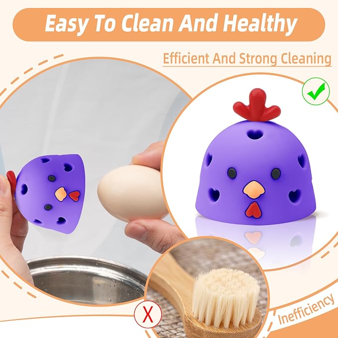 Silicone Egg Brush Cleaner, Egg Washer - Image 5